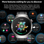 Orologio intelligente MT200 AMOLED IP67 da 1,43 pollici, supporto ECG/temperatura corporea/monitoraggio della glicemia