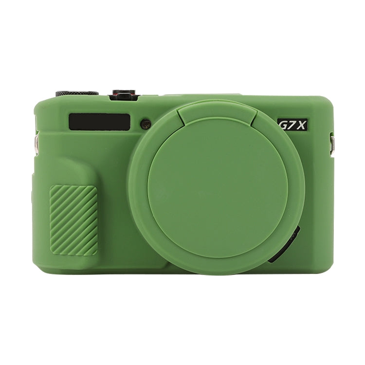 Custodia protettiva in morbido silicone con copriobiettivo, For Canon PowerShot G7 X Mark II / G7X2