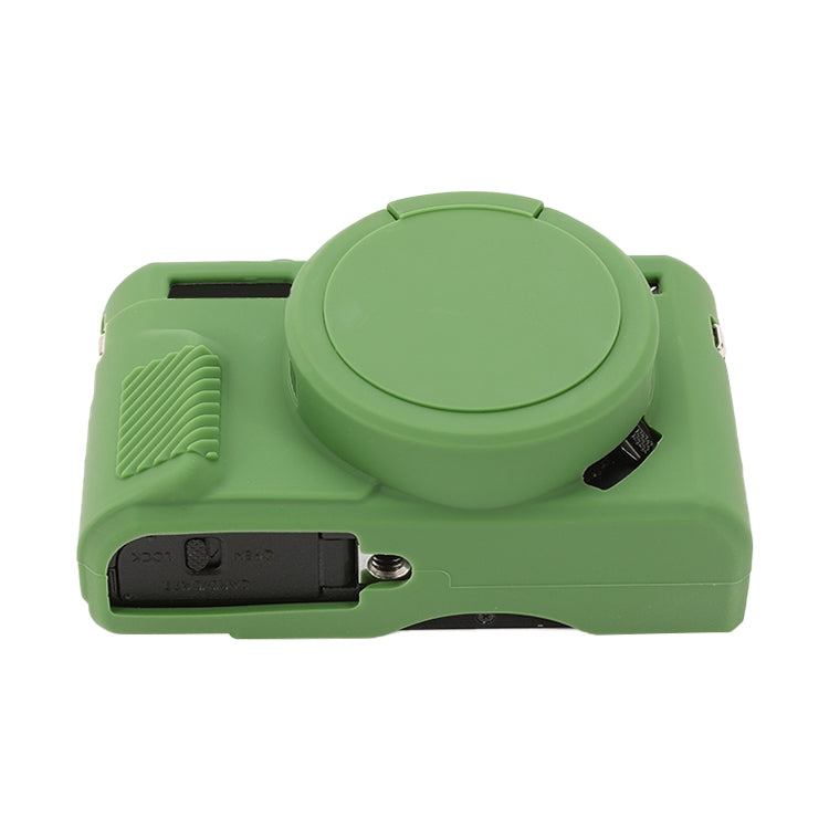 Custodia protettiva in morbido silicone con copriobiettivo, For Canon PowerShot G7 X Mark II / G7X2