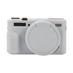 Custodia protettiva in morbido silicone con copriobiettivo, For Canon PowerShot G7 X Mark II / G7X2