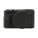 Custodia protettiva in morbido silicone con copriobiettivo, For Canon PowerShot G7 X Mark II / G7X2