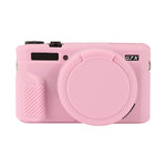 Custodia protettiva in morbido silicone con copriobiettivo, For Canon PowerShot G7 X Mark II / G7X2