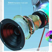 AWEI GM-9 Cat Ear Cuffie da gioco cablate con luce colorata e microfono, GM-9