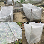 2 sacchetti da imballaggio per zanzariera in rete di nylon antipolvere da giardino, apertura a rete: 1 mm, 1.5x10m, 1x5m, 2x3m, 2x5m, 2.5x10m