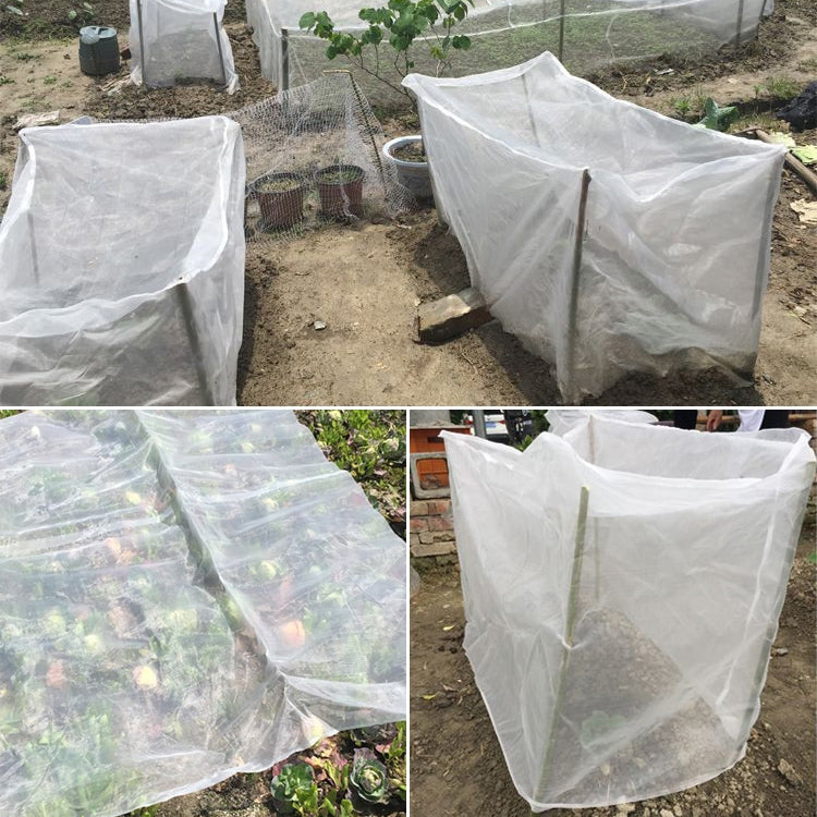 2 sacchetti da imballaggio per zanzariera in rete di nylon antipolvere da giardino, apertura a rete: 1 mm, 1.5x10m, 1x5m, 2x3m, 2x5m, 2.5x10m