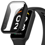Custodia protettiva per orologio integrata in PC + pellicola temperata, For Xiaomi Smart Band 8 Active / Redmi Band 2