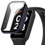 Custodia protettiva per orologio integrata in PC + pellicola temperata, For Xiaomi Smart Band 8 Active / Redmi Band 2