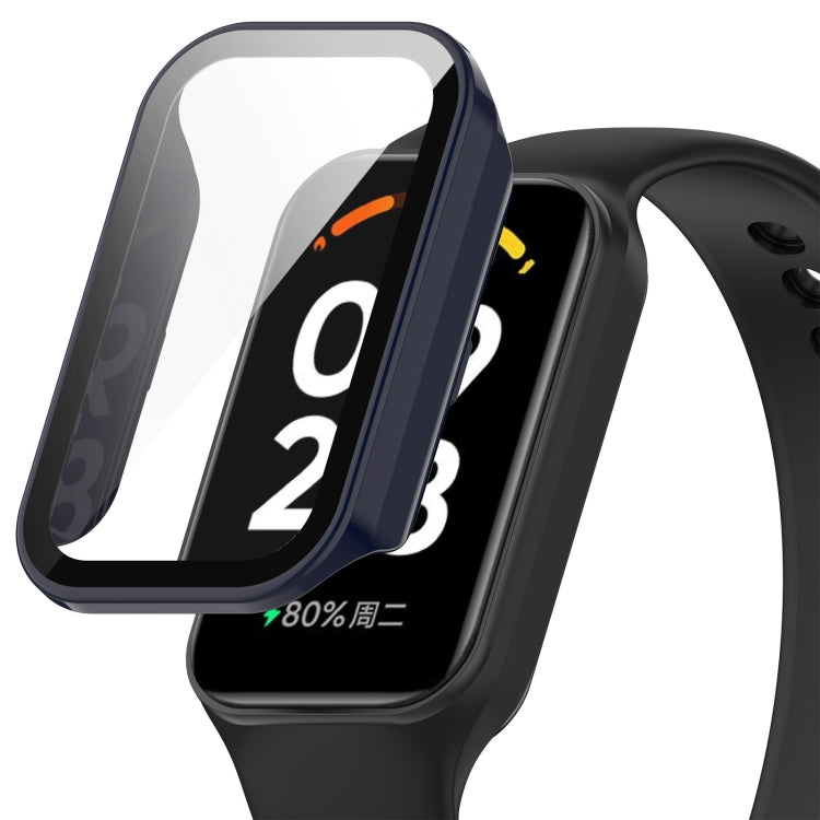 Custodia protettiva per orologio integrata in PC + pellicola temperata, For Xiaomi Smart Band 8 Active / Redmi Band 2