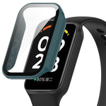 Custodia protettiva per orologio integrata in PC + pellicola temperata, For Xiaomi Smart Band 8 Active / Redmi Band 2
