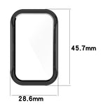 Custodia protettiva per orologio integrata in PC + pellicola temperata, For Xiaomi Smart Band 8 Active / Redmi Band 2