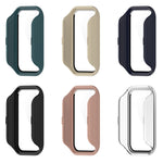 Custodia protettiva per orologio integrata in PC + pellicola temperata, For Xiaomi Smart Band 8 Active / Redmi Band 2