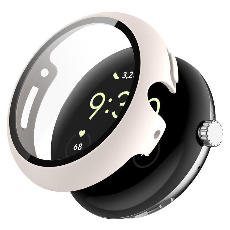 Custodia protettiva per orologio integrata in PC + pellicola temperata, For Google Pixel Watch 2