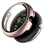 Custodia protettiva per orologio integrata in PC + pellicola temperata, For Google Pixel Watch 2