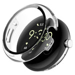 Custodia protettiva per orologio integrata in PC + pellicola temperata, For Google Pixel Watch 2