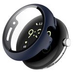 Custodia protettiva per orologio integrata in PC + pellicola temperata, For Google Pixel Watch 2