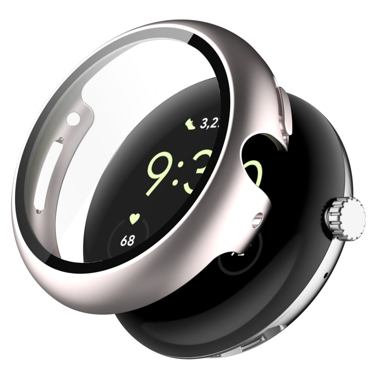 Custodia protettiva per orologio integrata in PC + pellicola temperata, For Google Pixel Watch 2