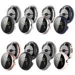Custodia protettiva per orologio integrata in PC + pellicola temperata, For Google Pixel Watch 2