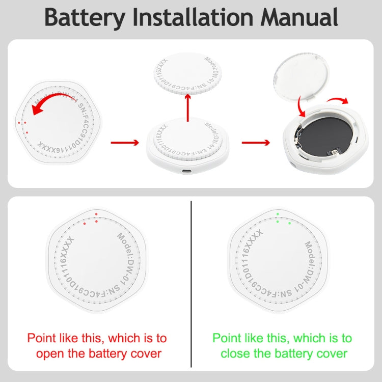 Localizzatore di posizione wireless con rilevamento anti-smarrimento delle chiavi dell'auto VIECAR DW01, VIECAR DW01