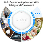 Localizzatore di posizione wireless con rilevamento anti-smarrimento delle chiavi dell'auto VIECAR DW01, VIECAR DW01
