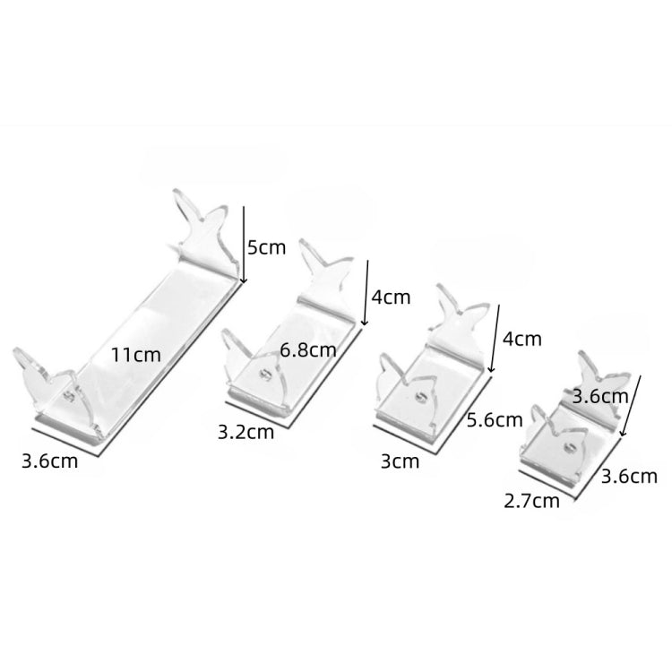 YX061 4 pezzi/set espositori per esche da pesca, YX061