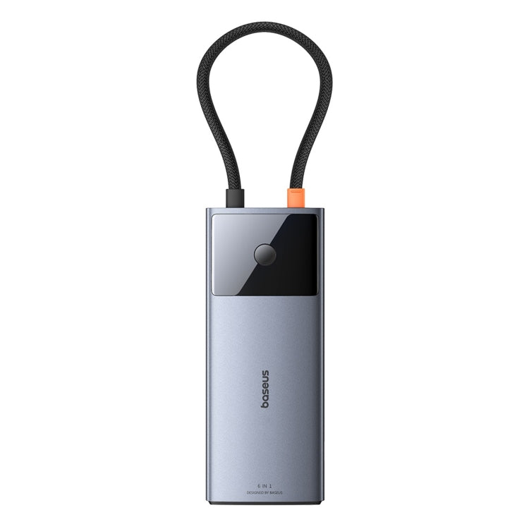 Docking station Baseus Metal Gleam Serie II 6 in 1 da tipo C a 1xHDMI+2xTipo-C+2xUSB+1xRJ45 HUB, BS-OH099