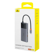 Docking station Baseus Metal Gleam Serie II 6 in 1 da tipo C a 1xHDMI+2xTipo-C+2xUSB+1xRJ45 HUB, BS-OH099