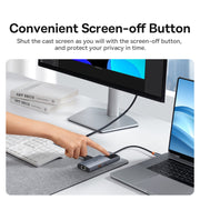 Docking station Baseus Metal Gleam Serie II 6 in 1 da tipo C a 1xHDMI+2xTipo-C+2xUSB+1xRJ45 HUB, BS-OH099