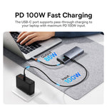 Docking station Baseus Metal Gleam Serie II 6 in 1 da tipo C a 1xHDMI+2xTipo-C+2xUSB+1xRJ45 HUB, BS-OH099