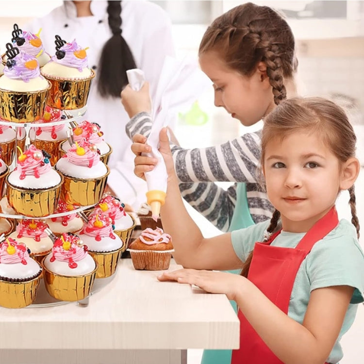YX062 Alzata per cupcake circolare in acrilico a 3 livelli, YX062