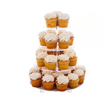 YX064 Alzata per cupcake circolare in acrilico a 4 livelli, YX064