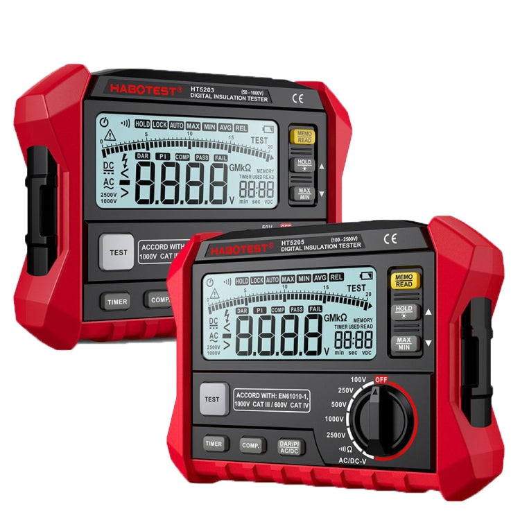 Tester resistenza isolamento HABOTEST HT5205 50-2500V