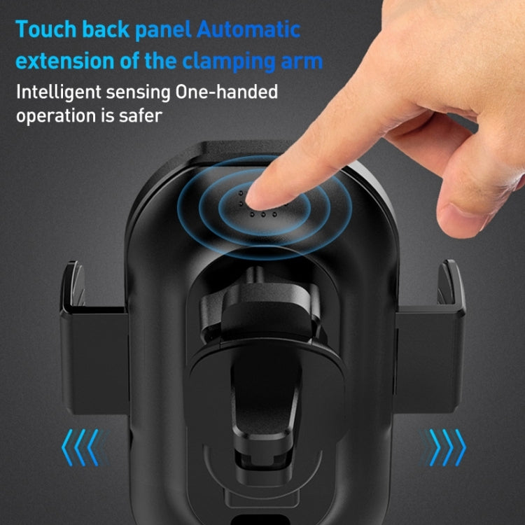 Supporto da auto per auto con presa d'aria a ricarica rapida wireless a induzione a infrarossi A7s