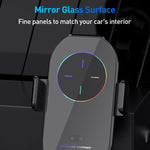 Supporto da auto per auto con presa d'aria a ricarica rapida wireless a induzione a infrarossi A7s