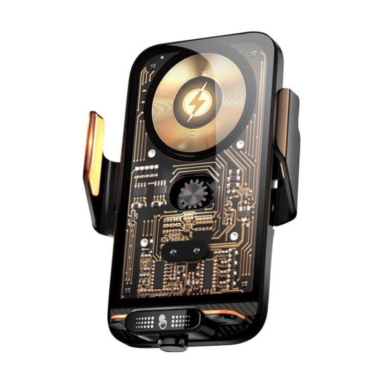 Supporto per auto con presa d'aria per ricarica rapida wireless con allineamento automatico C05