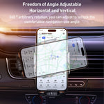 Supporto per auto con presa d'aria per ricarica rapida wireless con allineamento automatico C05