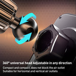 Supporto per auto con presa d'aria per ricarica rapida wireless con allineamento automatico C05