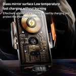 Supporto per auto con presa d'aria per ricarica rapida wireless con allineamento automatico C05