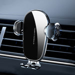 Supporto da auto per auto con presa d'aria a ricarica rapida wireless con bloccaggio meccanico D6, Standard, Strong Suction Cup Version