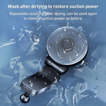 Supporto da auto per auto con presa d'aria a ricarica rapida wireless con bloccaggio meccanico D6, Standard, Strong Suction Cup Version