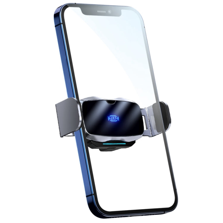 Supporto da auto per auto con presa d'aria a ricarica rapida wireless a induzione a infrarossi D7