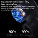 Supporto da auto per auto con presa d'aria a ricarica rapida wireless a induzione a infrarossi D7