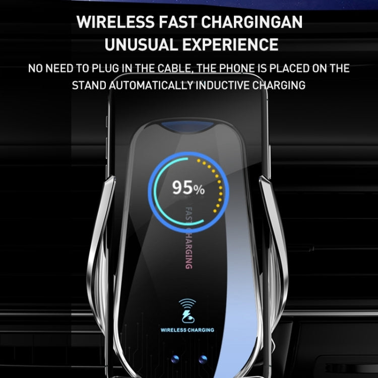 Supporto da auto per auto con presa d'aria a ricarica rapida wireless a induzione a infrarossi G10