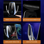 Supporto da auto per auto con presa d'aria a ricarica rapida wireless a induzione a infrarossi G10