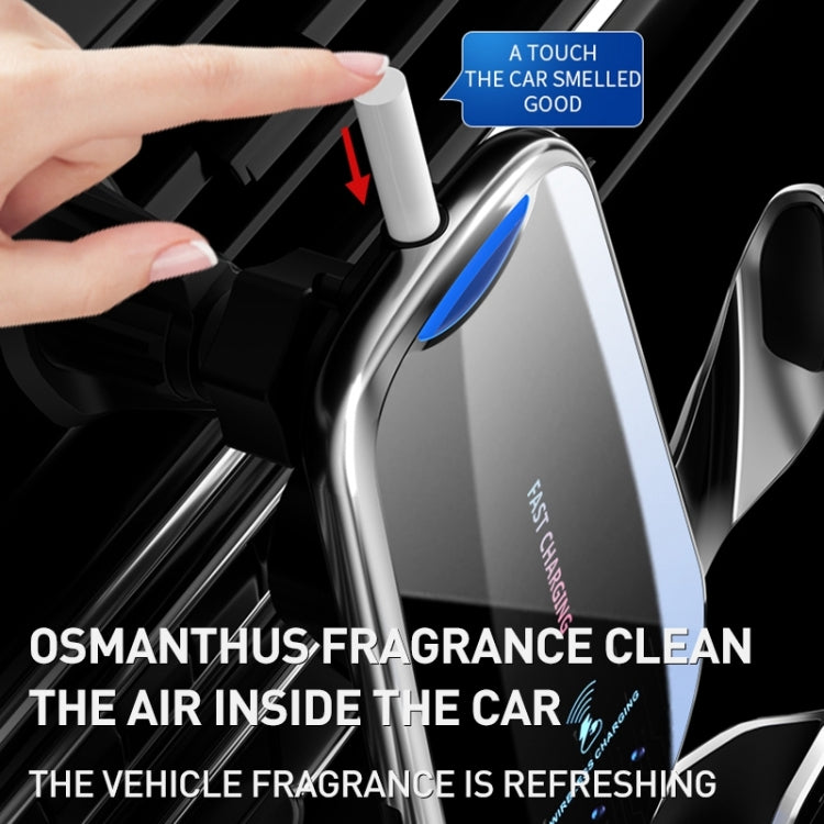 Supporto da auto per auto con presa d'aria a ricarica rapida wireless a induzione a infrarossi G10