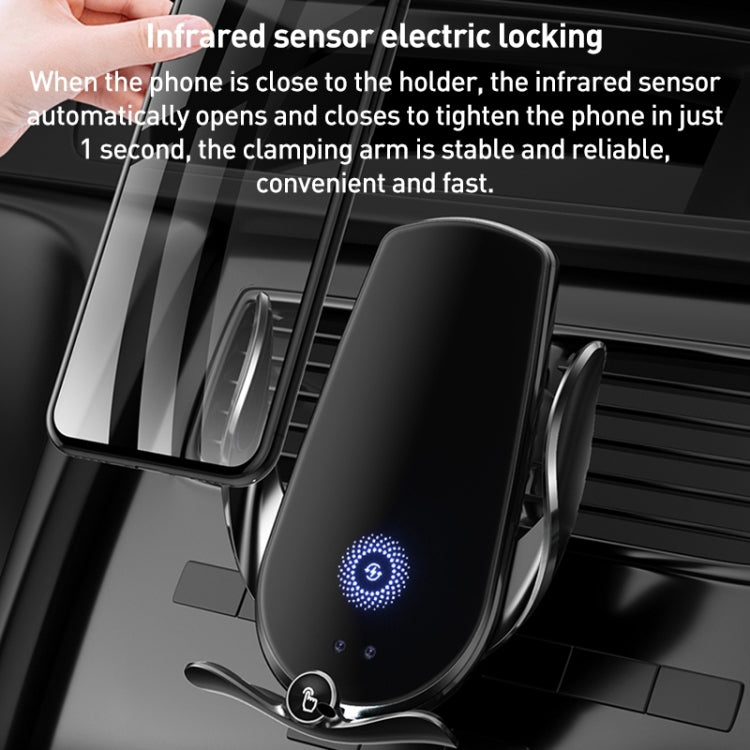 Supporto da auto per auto con presa d'aria a ricarica rapida wireless a induzione a infrarossi M3
