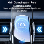 Supporto da auto per auto con presa d'aria a ricarica rapida wireless a induzione a infrarossi Q3S