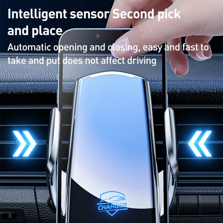 Supporto da auto per auto con presa d'aria a ricarica rapida wireless a induzione a infrarossi Q3S