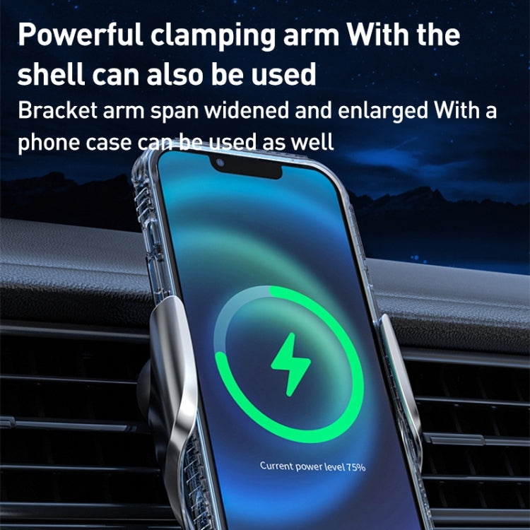 Supporto da auto per auto con presa d'aria a ricarica rapida wireless a induzione a infrarossi Q3S
