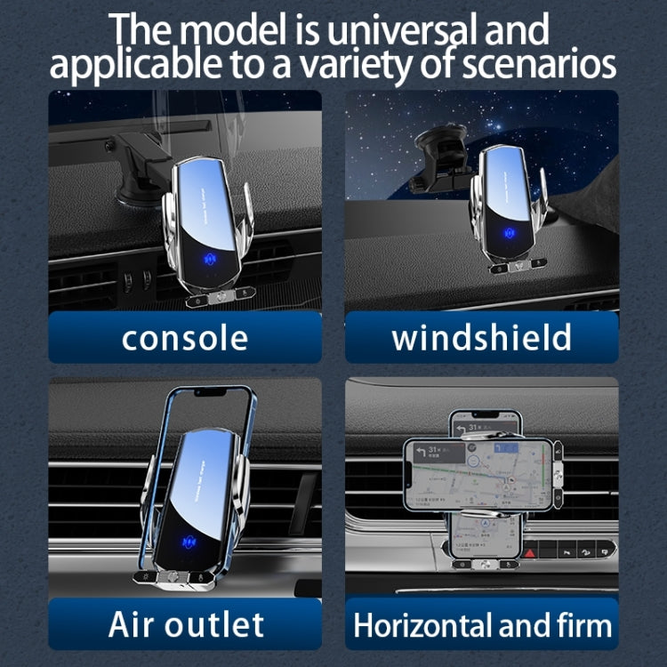 Supporto da auto per auto con presa d'aria a ricarica rapida wireless a induzione a infrarossi Q88