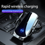 Supporto da auto per auto con presa d'aria a ricarica rapida wireless a induzione a infrarossi Q88